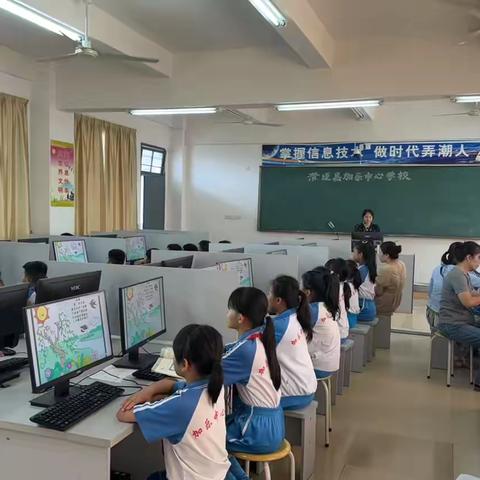 信息技术领航，智慧教学共长——澄迈县加乐中心学校综合组第十七周教研活动