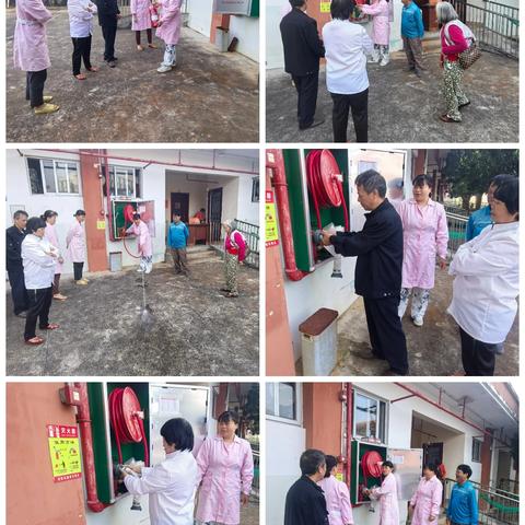 遵谭镇敬老院开展元旦节前消防培训及演练