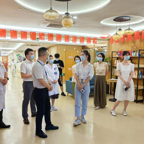 共青团杭州市委基层工作部郑宏部长一行，莅临邻嘉康复护理院考察工作