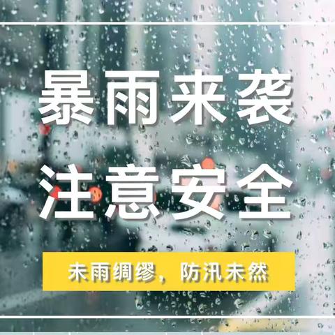 “竹节草”来袭，防范注意——南蔡中心幼儿园防台风暴雨安全温馨提醒