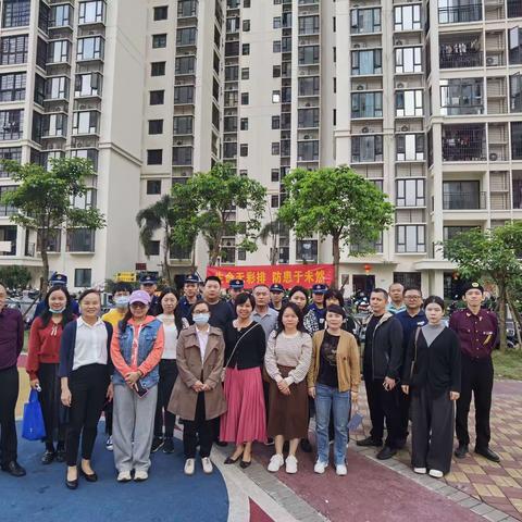 【琼山基层治理】府城街道机关党支部在北官社区怡湖雅苑小区开展消防应急演练