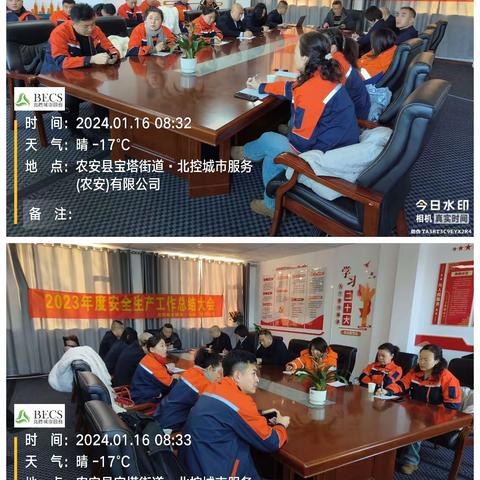 2023年度安全生产工作年终总结会