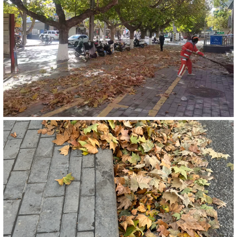 冬季里的坚守：环卫工人清扫忙