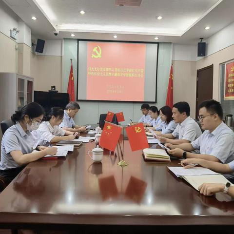 明光支行党支部召开学习贯彻习近平新时代中国特色社会主义思想主题教育专题组织生活会