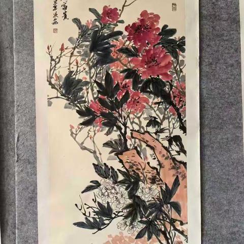 当代大写意花鸟宗师凌森老师孤品