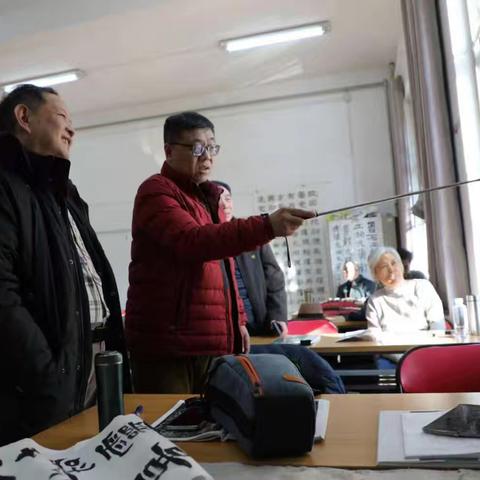 山东老年大燕山校区书法提高二班学期作品展