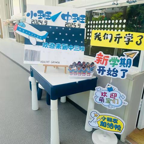 我们升中班啦🎉🎉‍‍ ‍快乐的中三班开学第一天😄😄‍