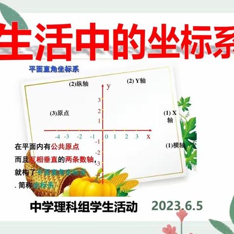 数学思维展风采 趣味活动促成长         ——记“生活中的坐标系”趣味活动