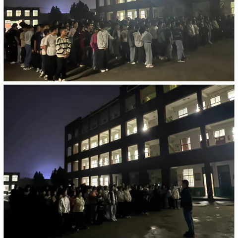 【筑牢夜间安全防线】皮营学校夜间防踩踏演习纪实：守护夜色中的每一步！