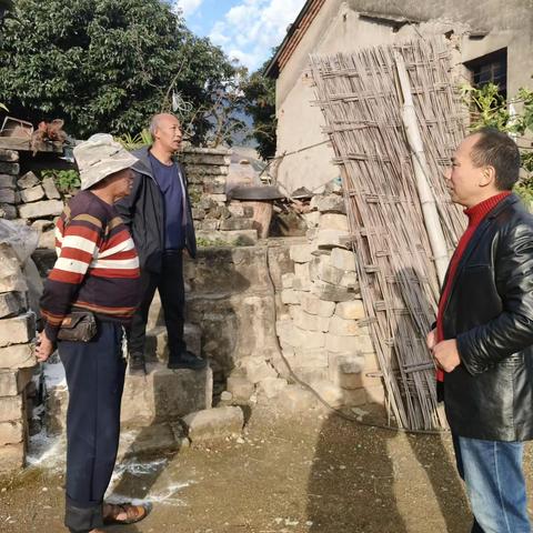 大口村驻村工作队持续进家入户，助力“两险”征缴