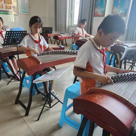 暑期古筝社团活动