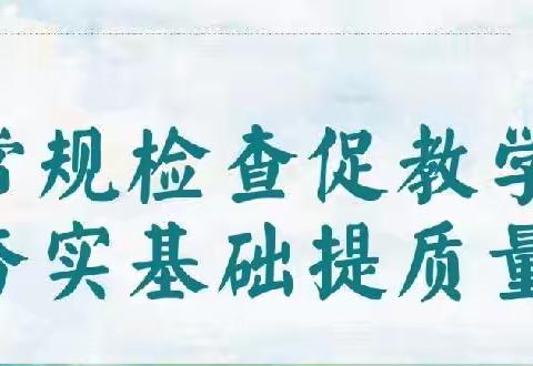 作业检查展风采 以查督教促成长——托克逊县滨河学校作业检查纪实