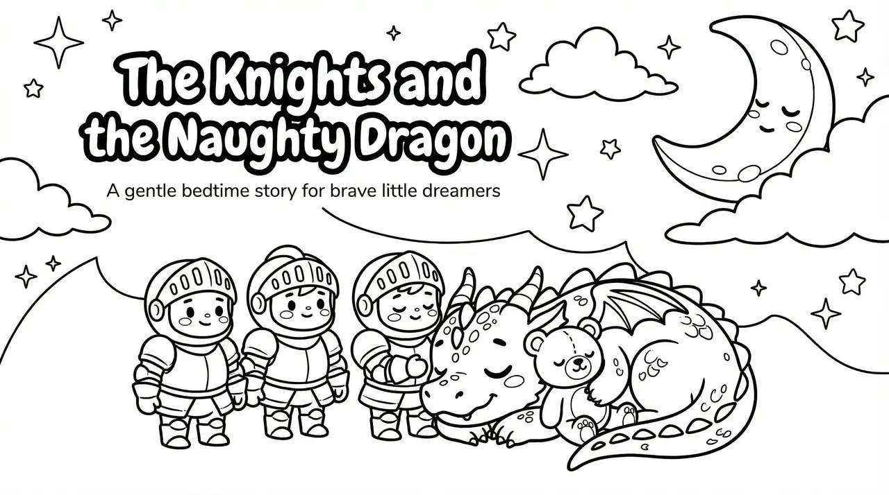 The Knights and the Naughty Dragon: A Bedtime Tale