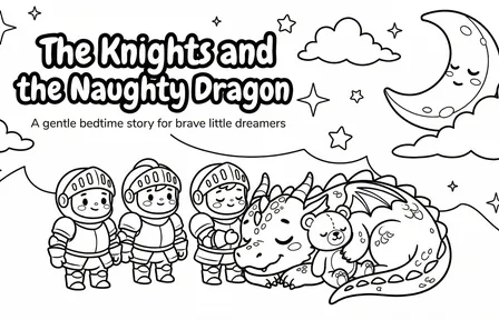 The Knights and the Naughty Dragon: A Bedtime Tale