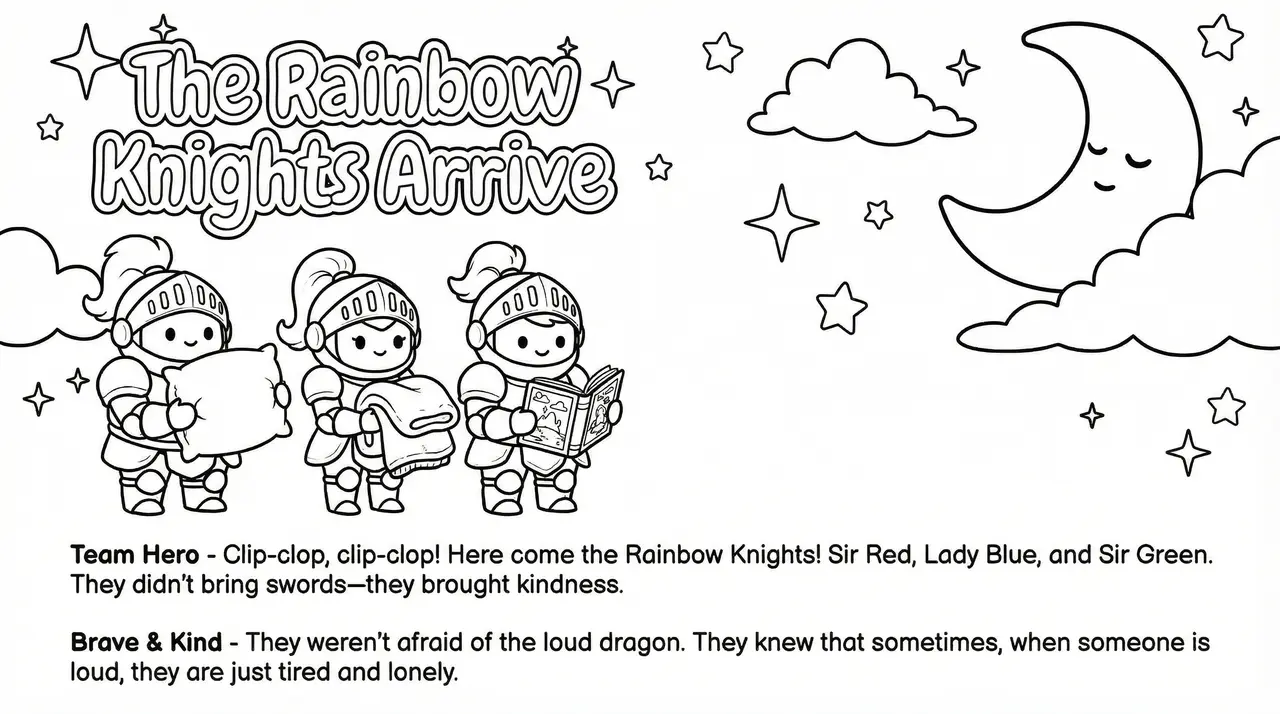 The Knights and the Naughty Dragon: A Bedtime Tale 6