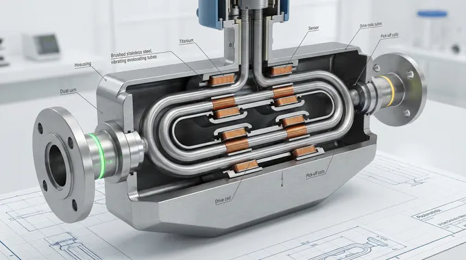 科里奥利流量计特写