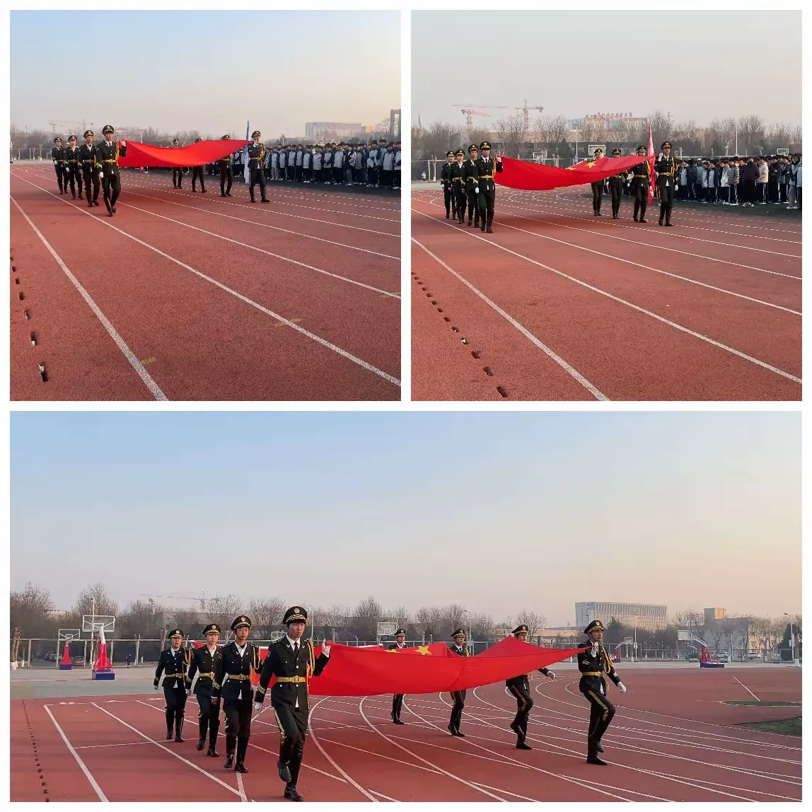 简篇-唐山劳动技师学院12月升旗仪式