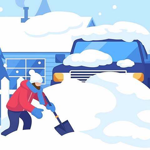 以雪为令，闻雪而动｜小店区第三实验小学校开展扫雪除冰活动