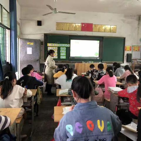 2023年坪上镇岱水桥片区举行达标课验收活动