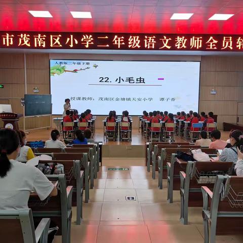 巧设问题框架，创设高效课堂——2023年茂名市茂南区小学二年级语文教师全员轮训第四天