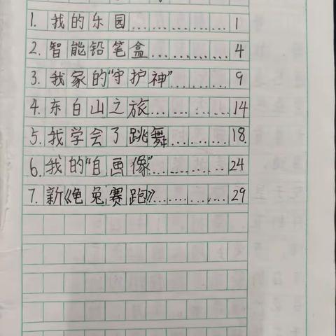 浣江小学402班周湘琳作文集