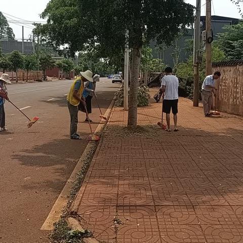 楼台村委会开展五一节“劳动光荣，积分有礼”——五一劳动节村民积分清洁行动