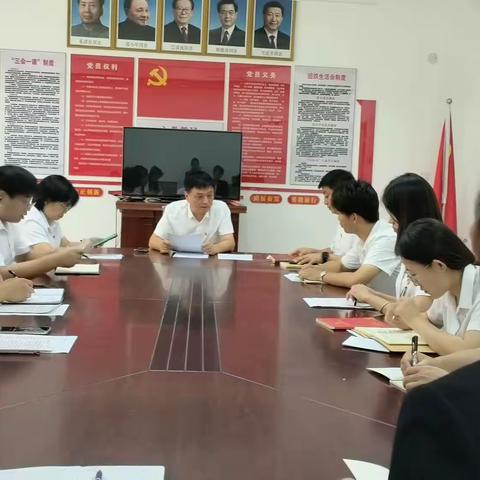 肥乡区第二实验小学召开9月份主题党日活动暨预备党员转正会