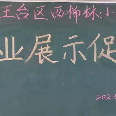 立足讲台守初心，潜心教育踏征程——西柳林小学开展教学常规活动之作业展示