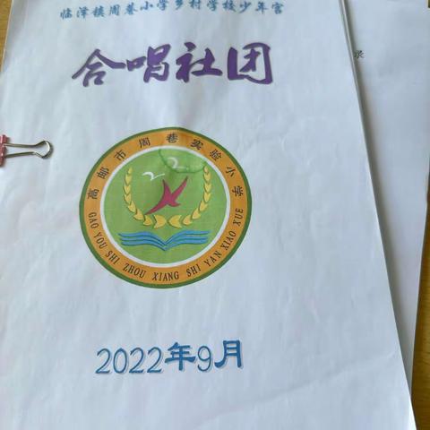 歌以萦声，曲以徊乐——临泽镇周巷实验小学合唱团