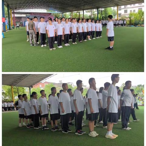 麓山滨江C2302班军训第三天啦～