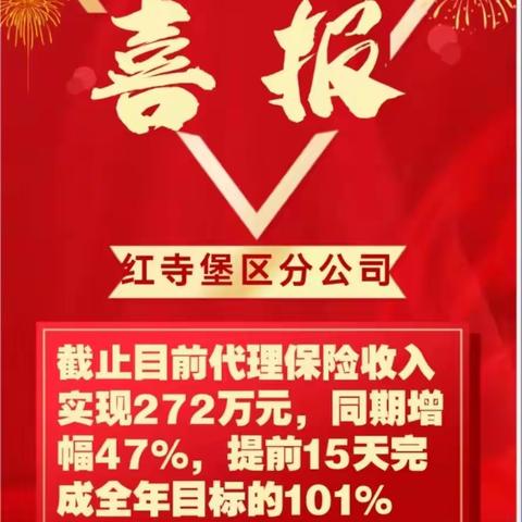 红寺堡分公司全面落实保险收入收官篇