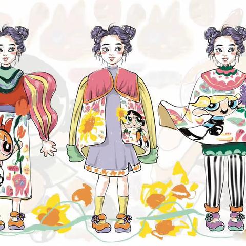 陕师大实验小学服装设计社团结课啦