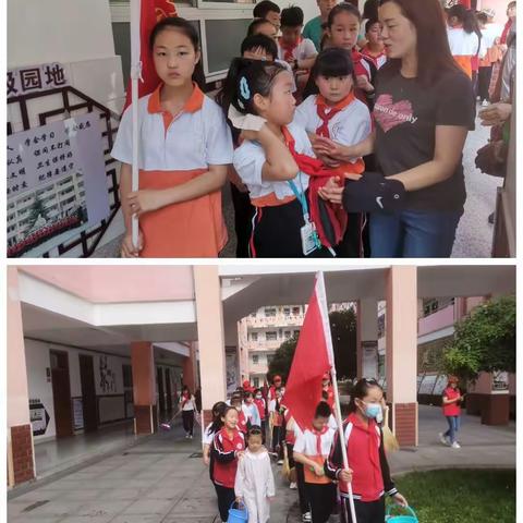 略阳县高台小学“小手拉大手·共创文明卫生县城”校外主题实践活动