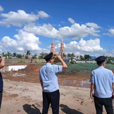 住建大队7月5日环境空气质量改善200天专项执法工作