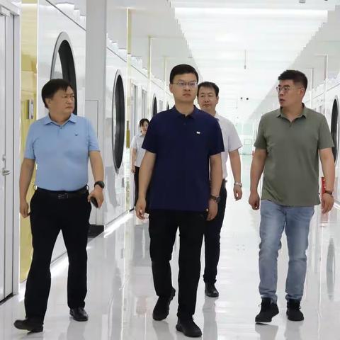 区长李淼在北理阻燃中心会见中国中检河南分公司副总经理朱新建一行