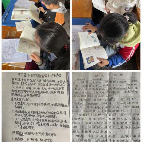 凉雾小学2023年春开展全民禁毒活动掠影