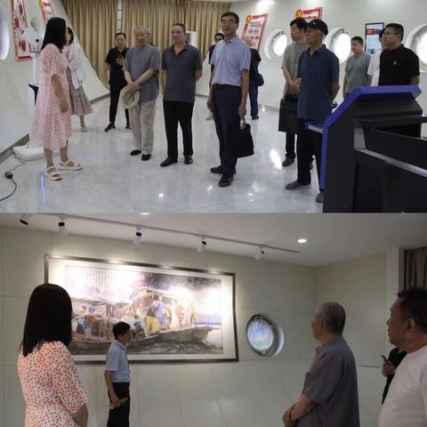 鲍山街道开展“庆七一 翰墨颂党 廉洁政风”书画联谊活动