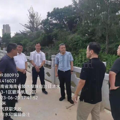 县委副书记、政法委书记肖峰到英州镇督导环保督察反馈问题整改工作