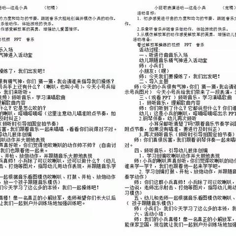 小班音乐律动《这是小兵》 执教老师 ：王妹 班级：蜜蜜班（副本）