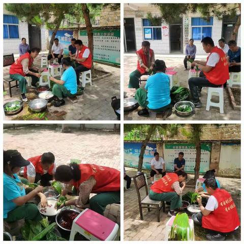 道镇黄蒿坪村开展“弘扬端午文化 传递浓情粽香”精神文明实践活动