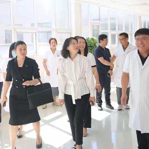 市区医保局来院调研医保工作