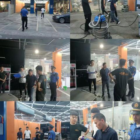 桃园路街办积极响应生态环境会议精神，对高压开关厂子站周边展开夜查。