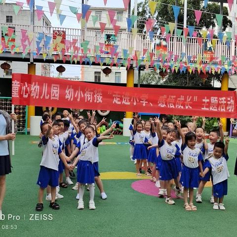 幼小相遇，衔接未来——通山县童心幼儿园幼小衔接走近小学