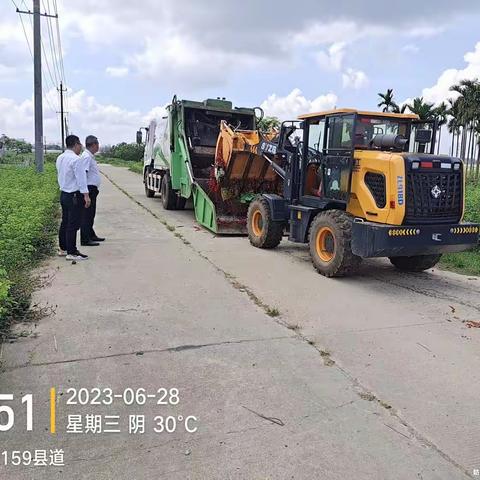 【海口玉禾田】2023年6月29日秸秆农林废物和清掏作业工作日志