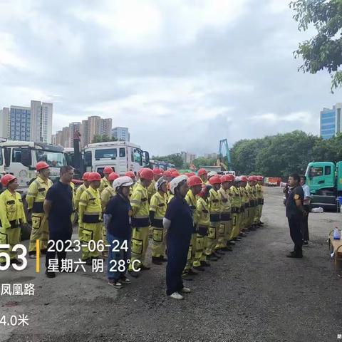 2023年宝安盈联福永绿化防中暑应急演练