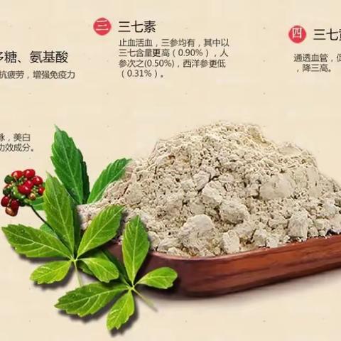 【驿道中医诊所】三七粉的功效与作用