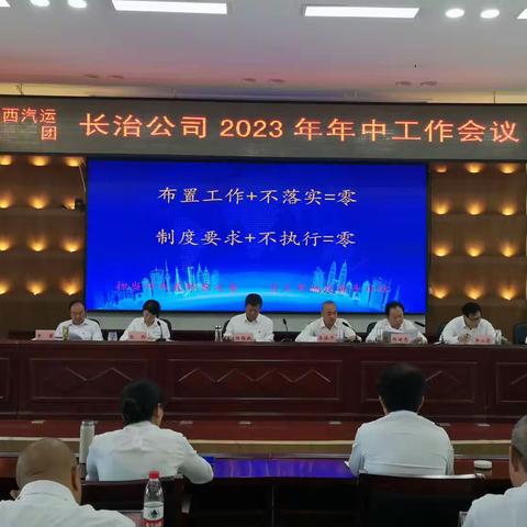 长治公司召开2023年年中工作会