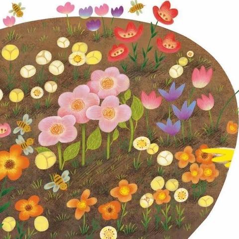 中二班主题活动拜访春天