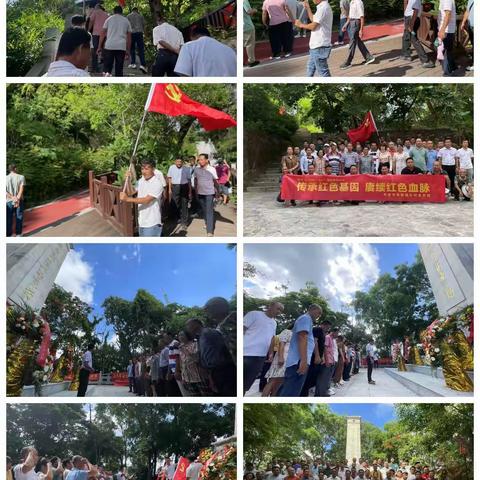 中共本号镇田心村总支部以“传承红色基因，赓续红色血脉”为主题开展“七一”学习教育活动