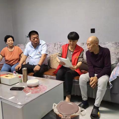 渚北社区开展“送学上门聚党心 情系党员守初心”